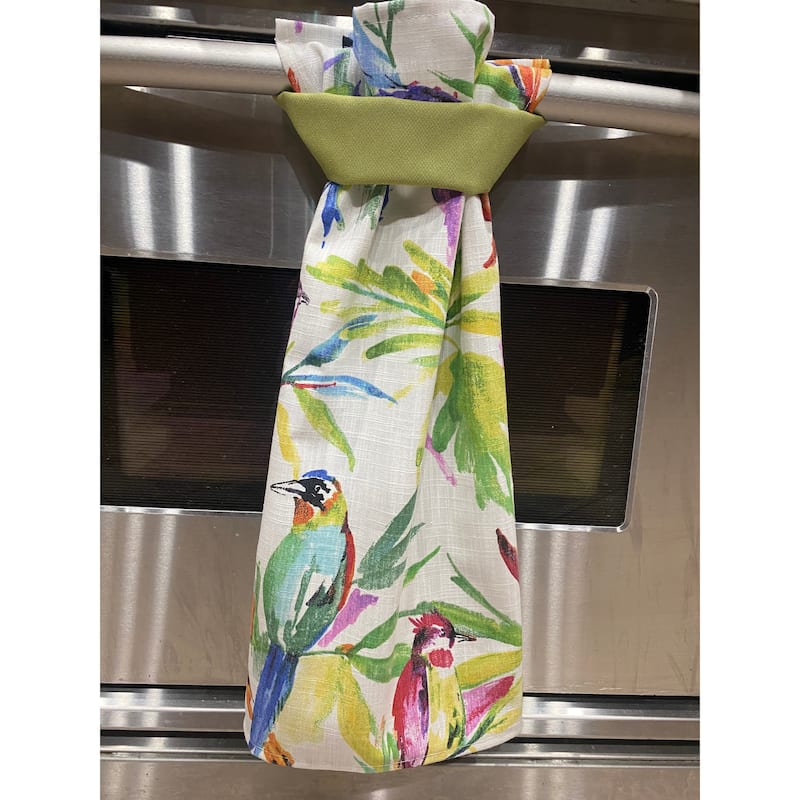 Perfect hanging kitchen towel Song birds - Single