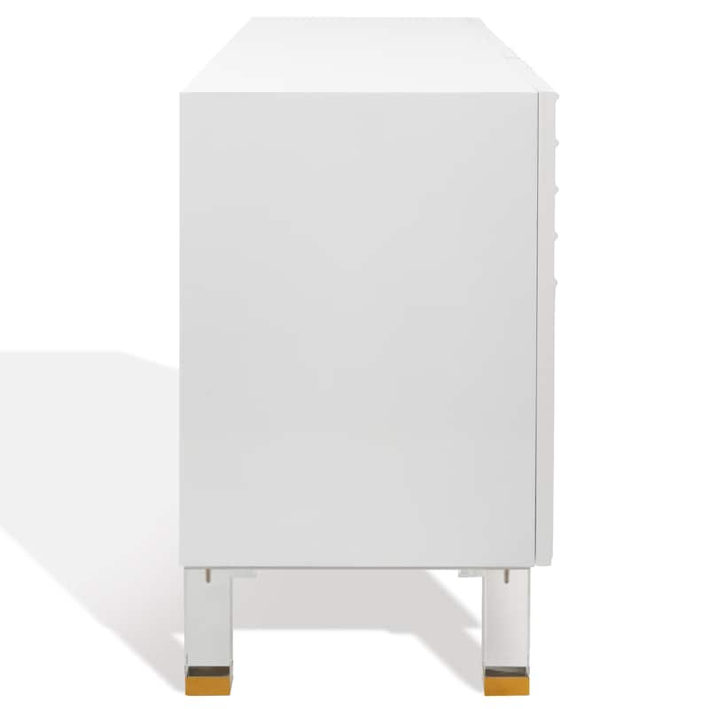 SAFAVIEH Home Saturn Wave Acrylic Sideboard - 64"W x 17"D x 30"H