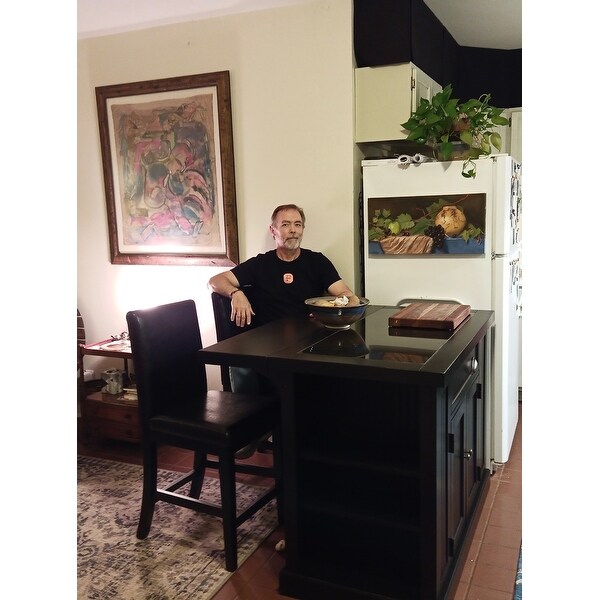 The Gray Barn Firebranch 3-pc. Distressed Black Kitchen ...