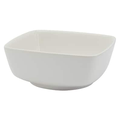 Denmark Tools for Cooks 10" White Ceramic Square Serving Bowl