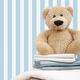 preview thumbnail 10 of 8, Galerie Wallcoverings Just 4 Kids 2 Medium Stripe Non-woven Matte Wallpaper Roll