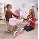 preview thumbnail 2 of 42, Badger Basket Just Like Mommy 3-in-1 Doll Pram/Carrier/Stroller Pink/Rosebud