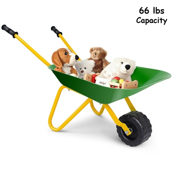 child size metal wheelbarrow