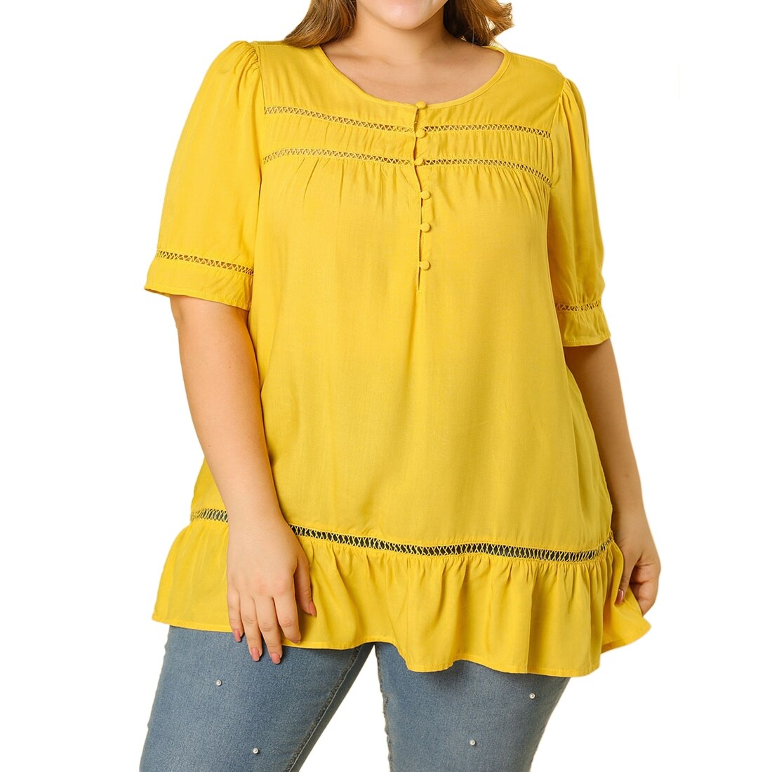Womens plus peasant tops Clearance