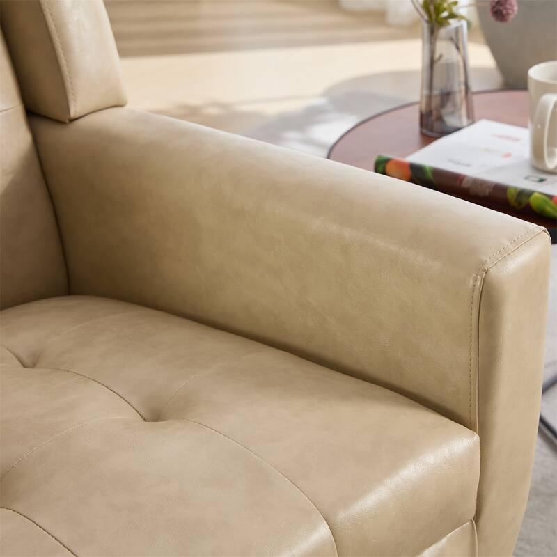 Modern Ergonomics Accent Chair with Black Legs