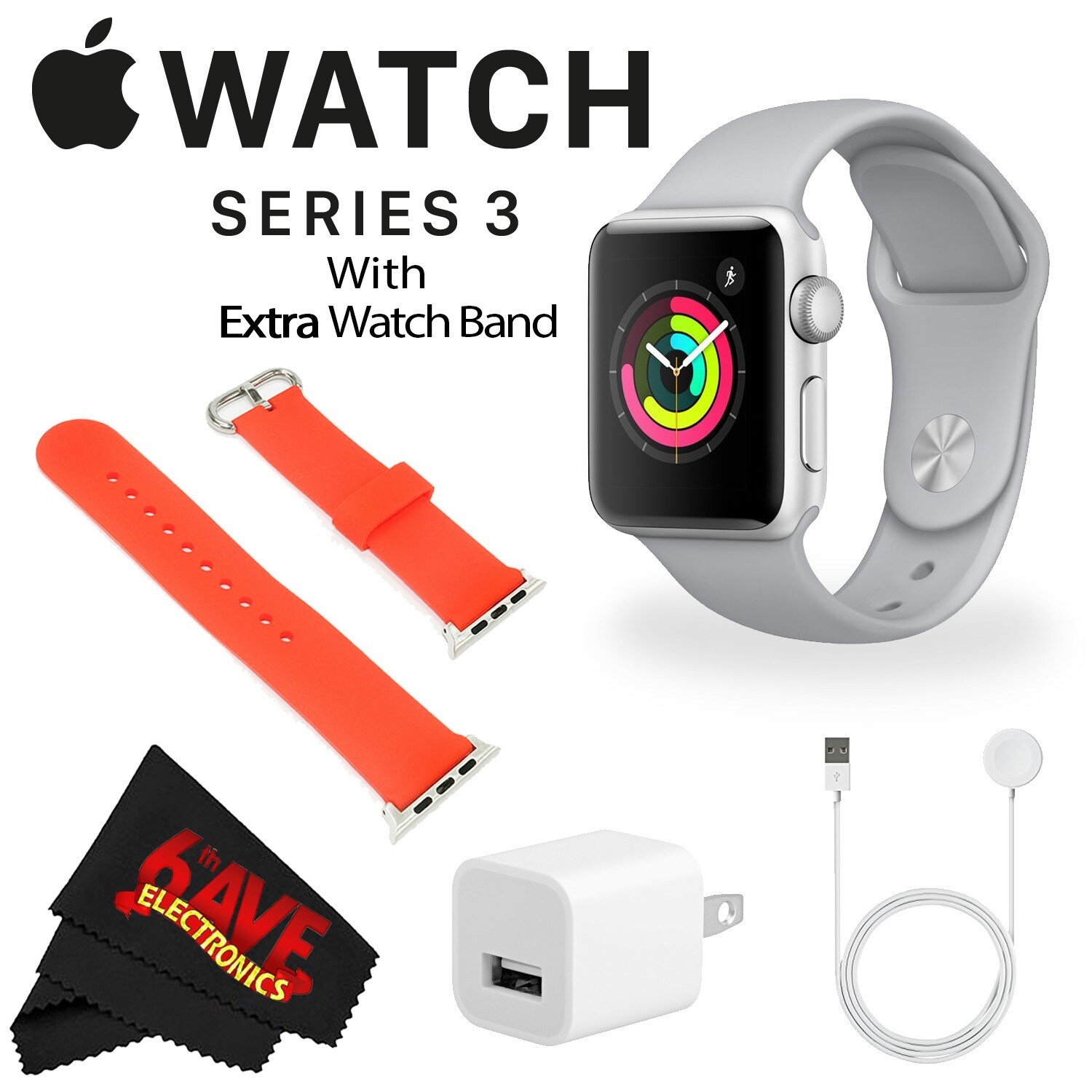 apple watch series 3 38mm fog band