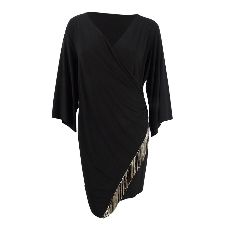 msk plus size beaded shift dress