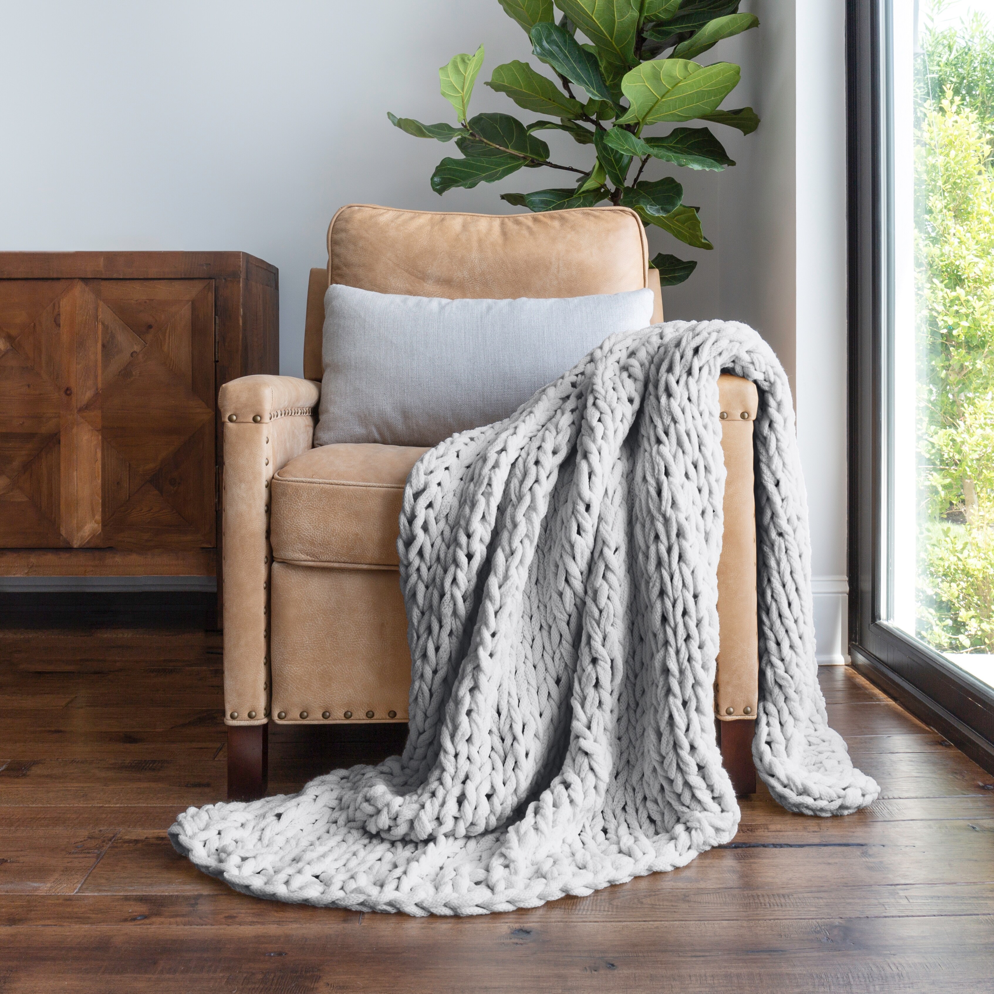 Chunky knit blanket bed bath and beyond clearance