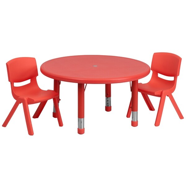 table chair set plastic