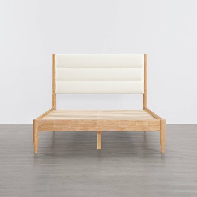 Mason Upholstered Platform Bed Frame with Headboard