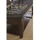preview thumbnail 3 of 3, Steve Silver Darlington Dark Walnut Wood/Glass Foosball Coffee Table