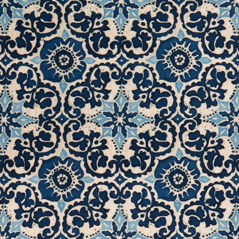 Hanover Montclair 9-Piece Dining Set in Navy Blue with 8 Swivel Rockers and a 42-In. x 84-In. Table