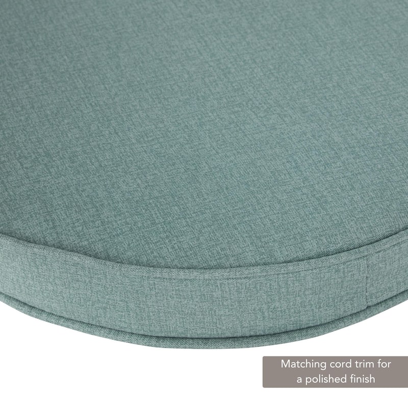 Greendale Home Fashions 18" Round Outdoor Chair Pad (Set of 2)