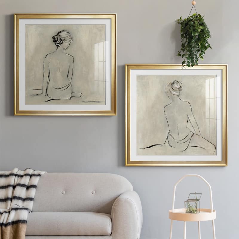 Bather I Premium Framed Print - Ready to Hang