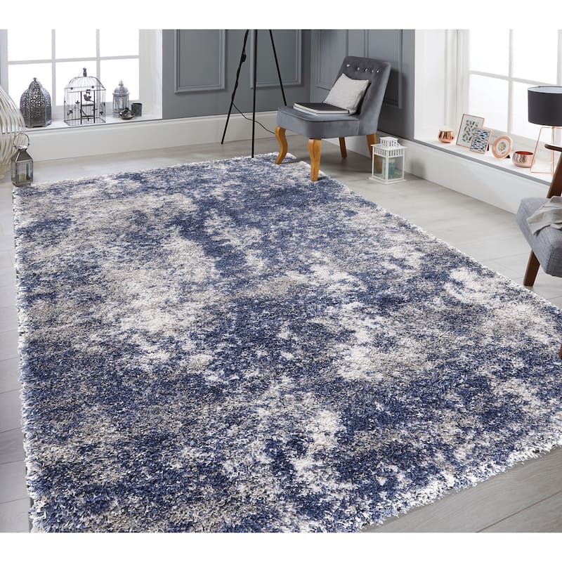 Noori Rug Lux Juno Abstract Modern 2-inch Thick Shag Rug