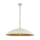 preview thumbnail 21 of 34, 1-Light Black Gold Oversized Metal Dome Pendant Light - 27in