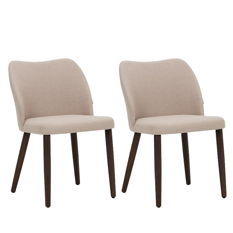 Modern Dining Chairs Upholstered Kitchen Chairs (set of 2) - Camel