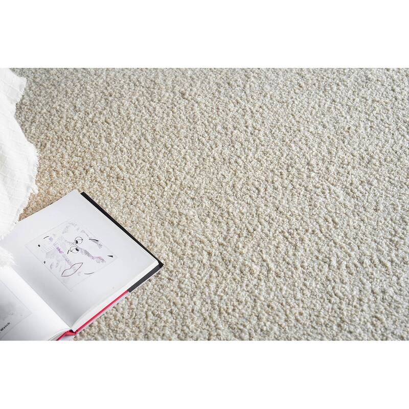 Exquisite Rugs Ferretti Handmade Handloomed New Zealand Wool Silver/Ivory Area Rug