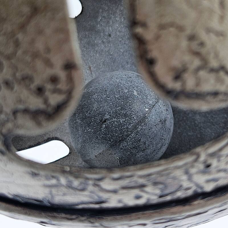 D6" Bell Hanging Ornament, Decorative Hanging Ball Christmas Tree Ornaments for Holiday Party Decorations, Set of 2