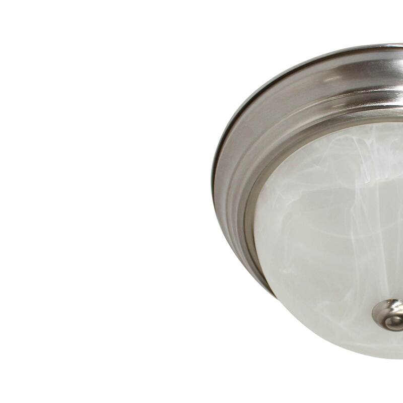 LED Flush Mount Ceiling light in Brushed Nickel