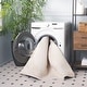 preview thumbnail 60 of 92, SAFAVIEH Faux Rabbit Fur Machine Washable Slip Resistant Nanami Rug 2'3" x 4' - Beige - Rectangle