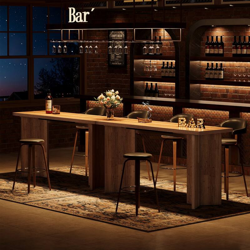 62.99-Inch Bar Table for Dining Room, Living Room