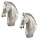 preview thumbnail 2 of 0, Design Toscano Horse of Turino Sculpture: Set of Two