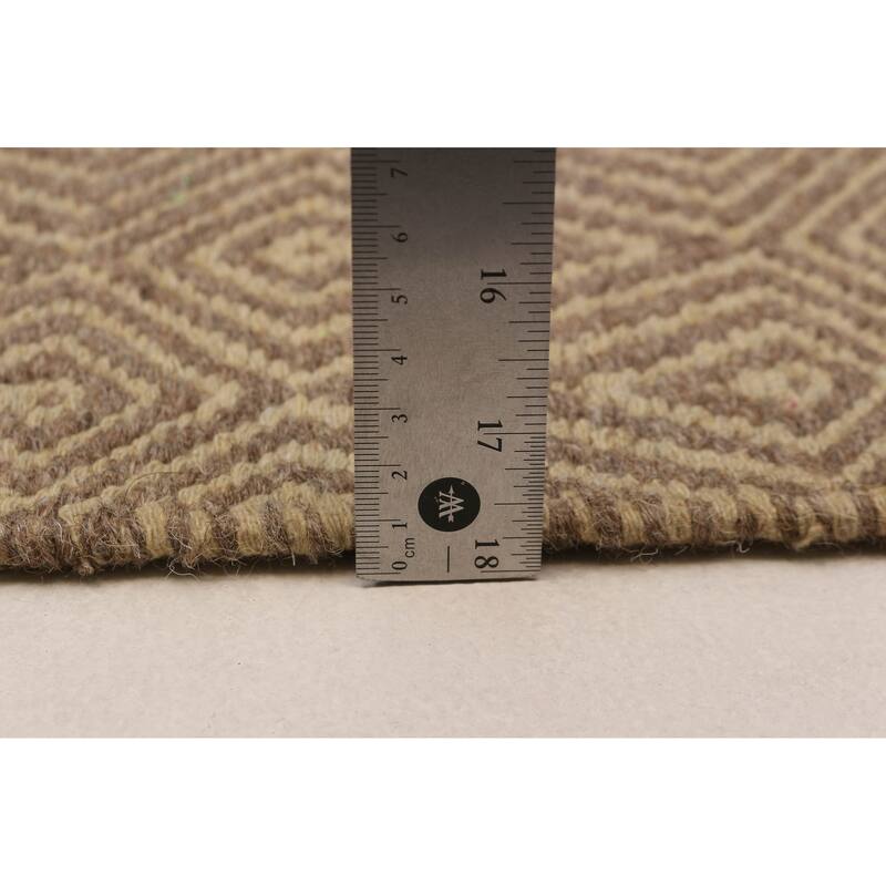 Nevada Brown Kilim 5'2" x 7'4" - 5'2 x 7'4