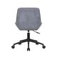 preview thumbnail 11 of 17, Porthos Home Cabe Swivel Office Computer Chair, Microfiber Upholstery