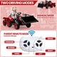 preview thumbnail 3 of 26, 3 in 1 Ride On Tractor with Trailer, 12V Kids Electric Vehicles Ride On Toy