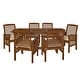 preview thumbnail 19 of 26, Middlebrook Surfside 7-Piece Acacia Outdoor Extension Dining Set - 55-79 x 35 x 30h
