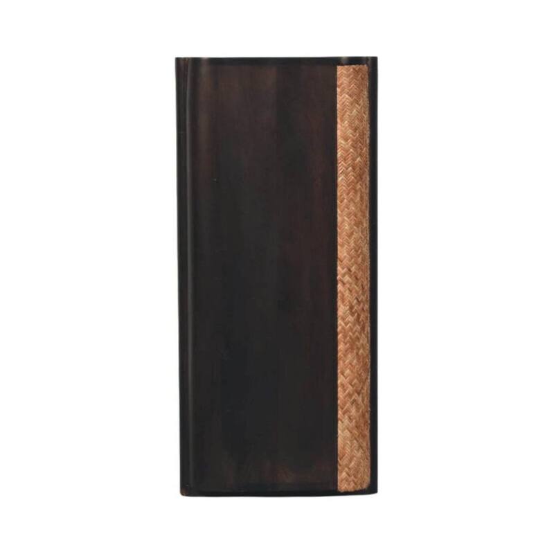 Artisan Furniture Solid Wood Havana Weave 3 Drawer Chest, Brown