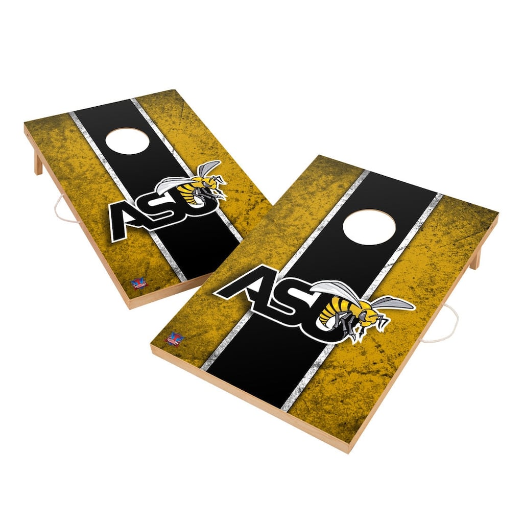 Vintage Alabama State University Hornets Regulation 2x4 Cornhole Set