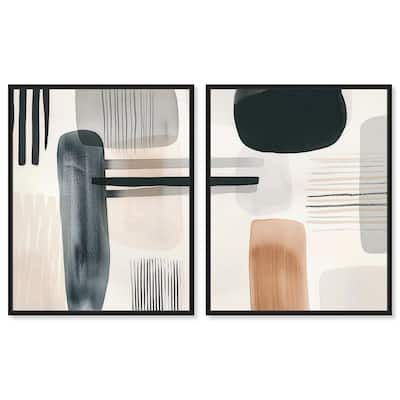 Softened Dimensions Canvas Set of 2 by Art Remedy