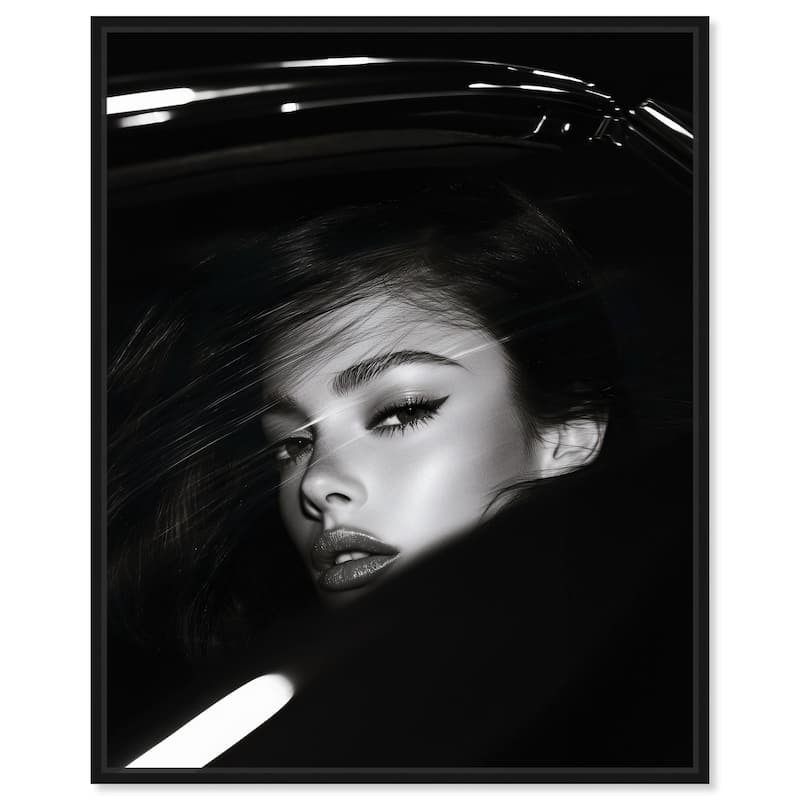 Depth of Her Eyes Canvas by Art Remedy - Black - 16" x 20"