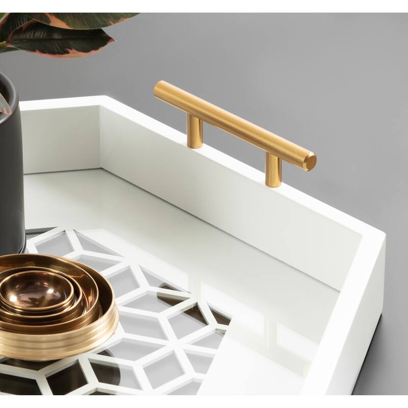 Kate and Laurel Caspen Hexagon Decorative Tray