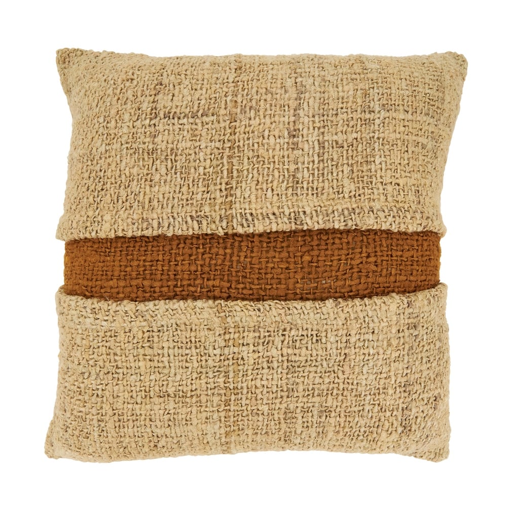 Banded Throw Pillow