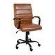 preview thumbnail 4 of 44, Mid-back LeatherSoft Executive Swivel Office Chair