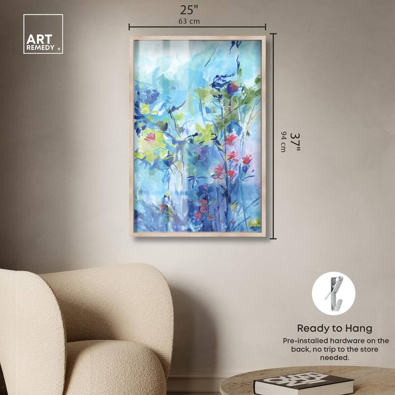 Heavenly Blue II Shadowbox by Art Remedy