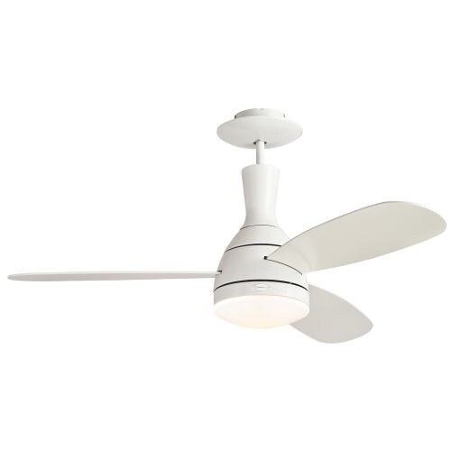 Westinghouse 7259800 Cumulus 48" 3 Blade Hanging Indoor Ceiling Fan with Reversible Motor, Blades, Light Kit, Remote, and Down