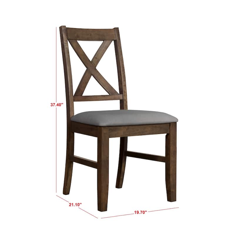Clayfell Oden 6 Piece Dining Set, Brown/Gray