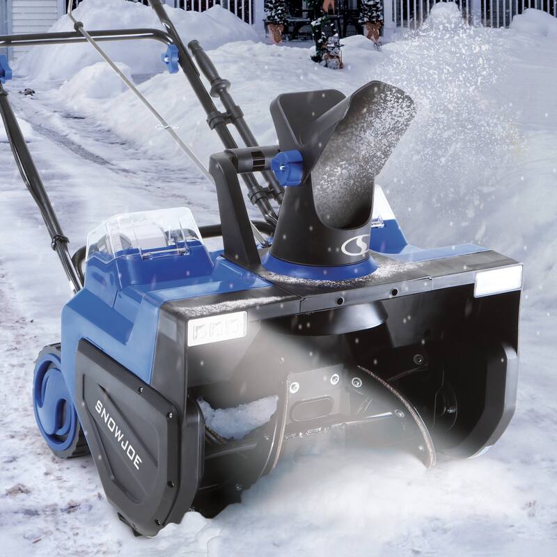 48V 1200W 22" Cordless Snow Blower w/ 2 x 8.0Ah Batteries and Dual Port Charger