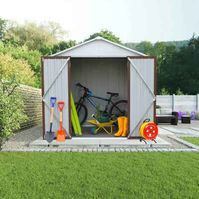 6X4FT Outdoor Storage Sheds-For Patio Lawn Backyard