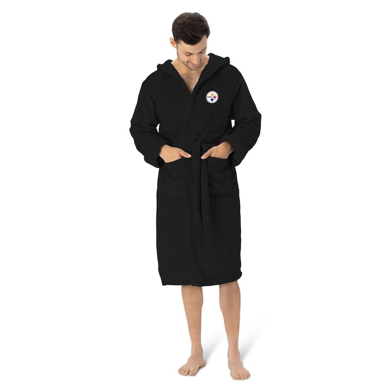 NFL Hooded Silk Touch Robe - 26" x 47" - Pittsburgh Steelers
