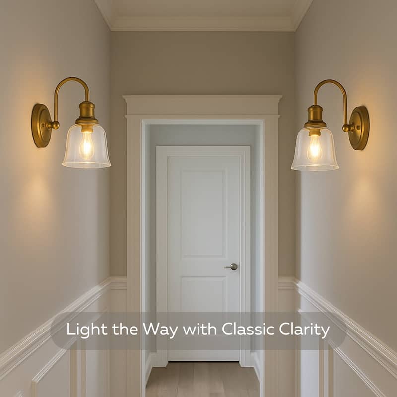 Ceiling Fan Light Covers: Clear Glass Shade Lamp Replacement Kit for Ceiling Fan Light Kits