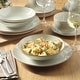 preview thumbnail 18 of 59, Gibson Home Stonebury 16 Piece Plates and Bowls - Handpainted Stoneware Dinnerware Set - Service for 4
