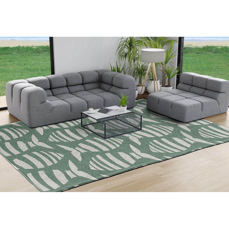Swimming School Nautical Chenille Rug