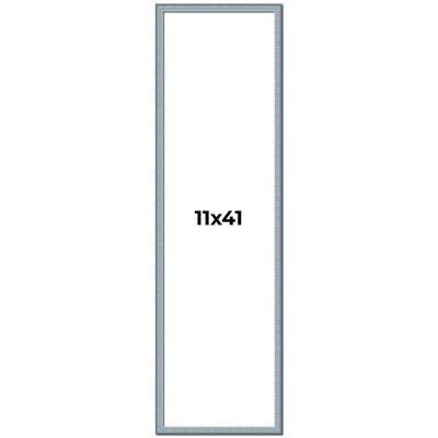 11x41 Frame Rustic Sky Blue Solid Wood Picture Frame | 0.75 Inch