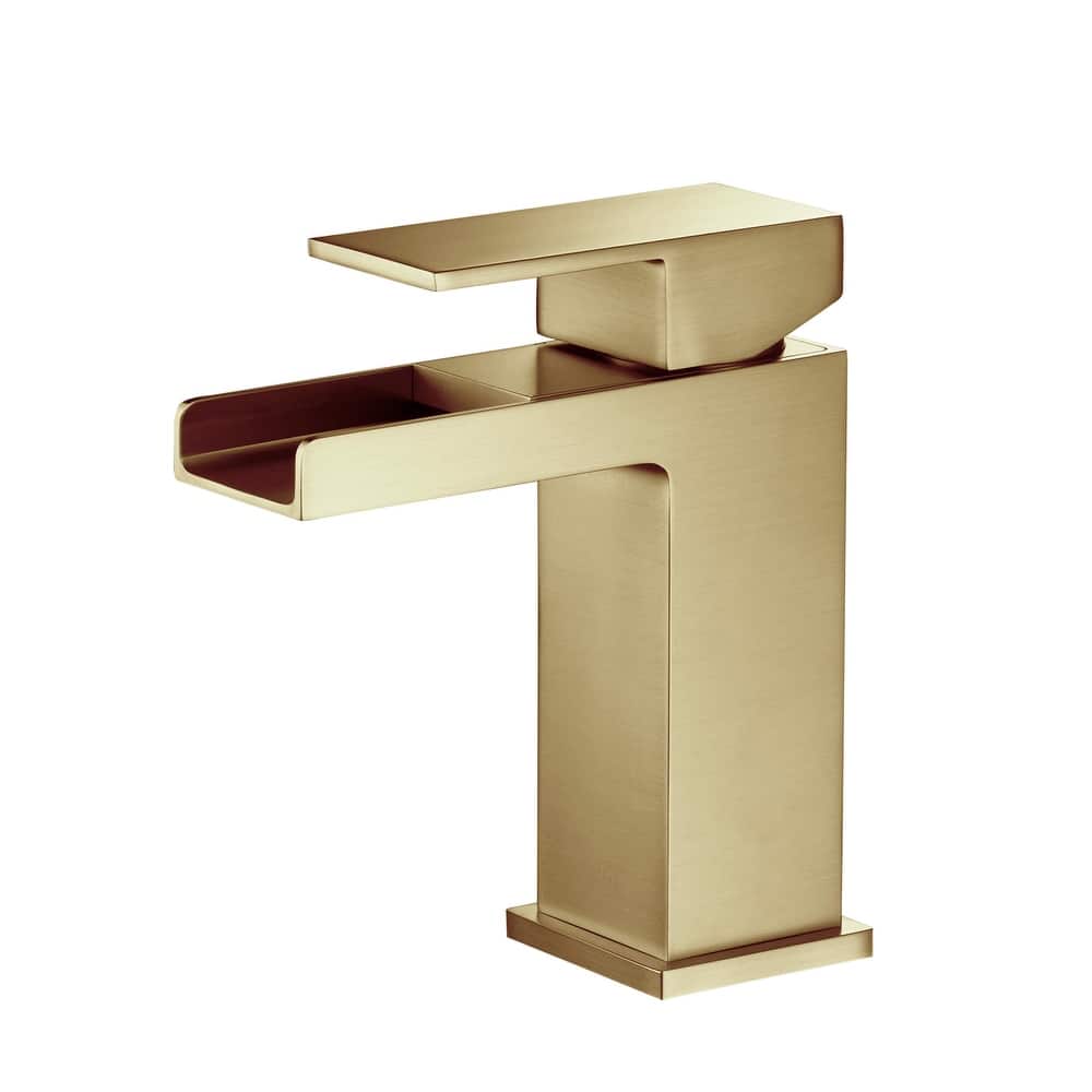 Waterfall Single Handle Bathroom Vanity Sink Faucet