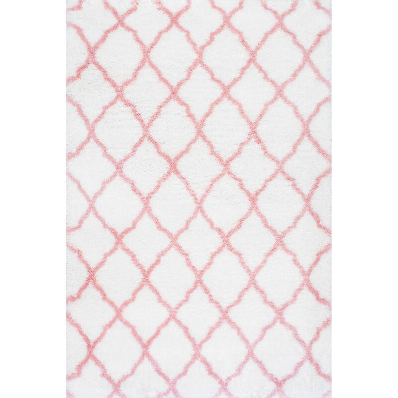 Nuloom Nelda Trellis Kids Shag Area Rug